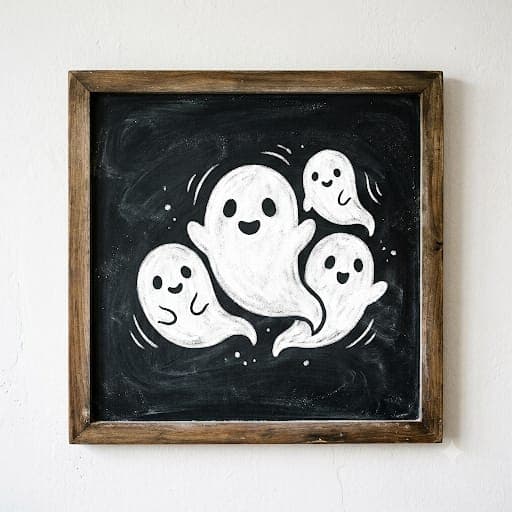 diy-spooky-chalkboard-decor-with-ghost-doodle