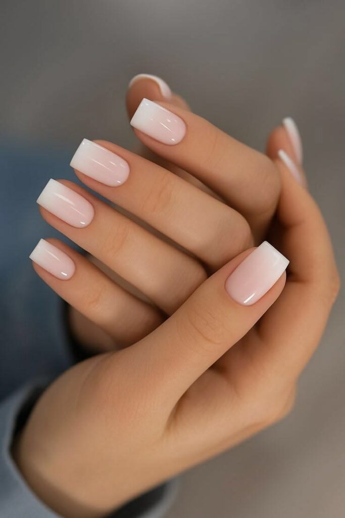classic-baby-boomer-french-fade-square-acrylic-nails-with-glossy-finish-for-wedding-nails-for-brides 
