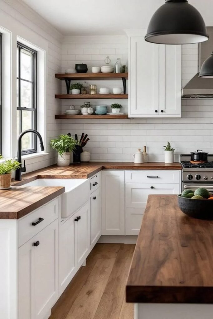clean-minimal-kitchen-with-wood-countertops-open-shelves-and-neutral-decor