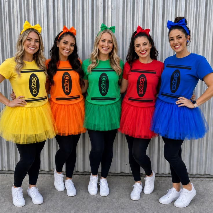 women-in-different-colors-of-crayon-costume