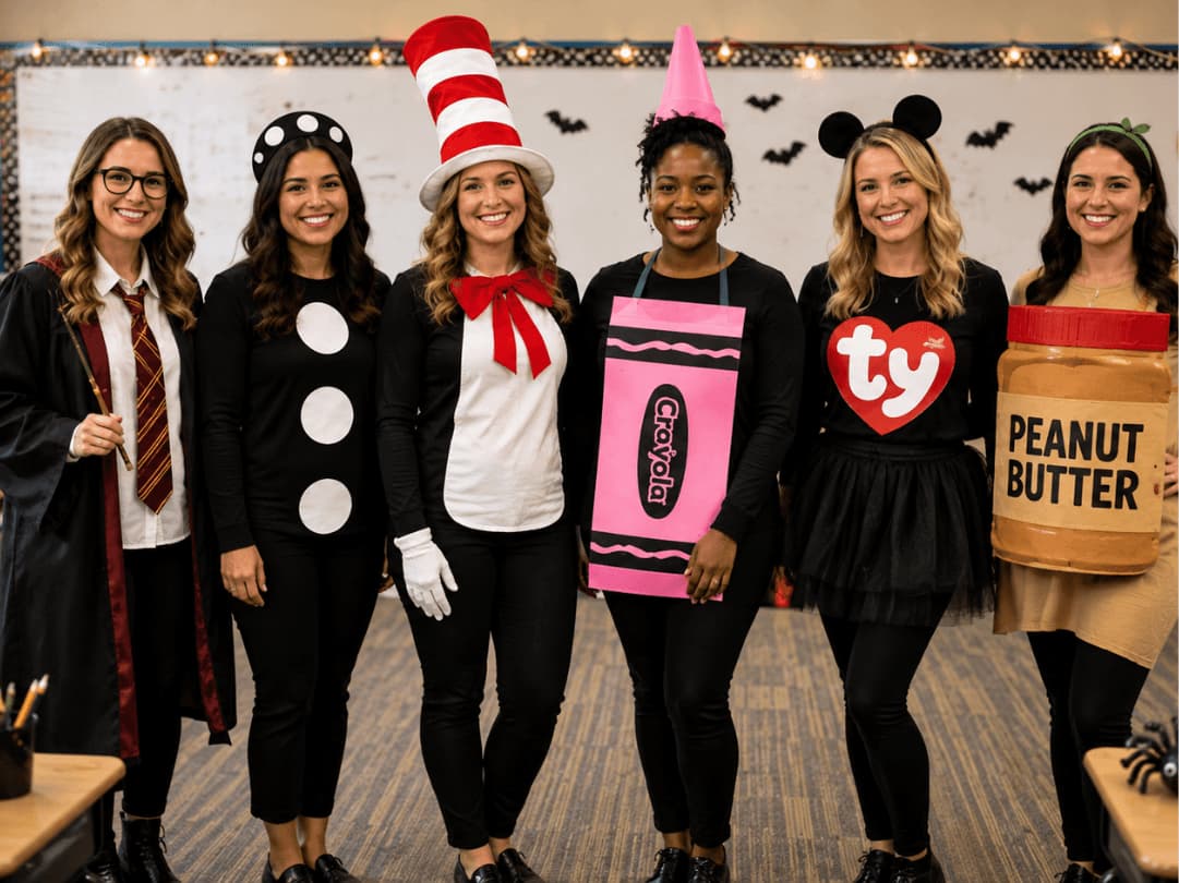 featured-image-for-Halloween-teachers-costume-ideas-featuring-various-teachers-in-their-attire