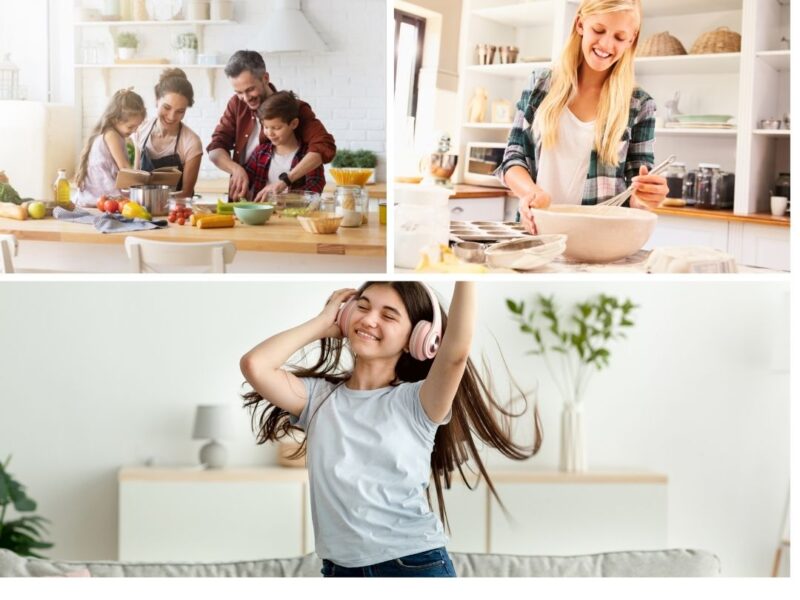 collage-of-cozy-indoor-activities-including-baking-cooking-and-dancing-at-home